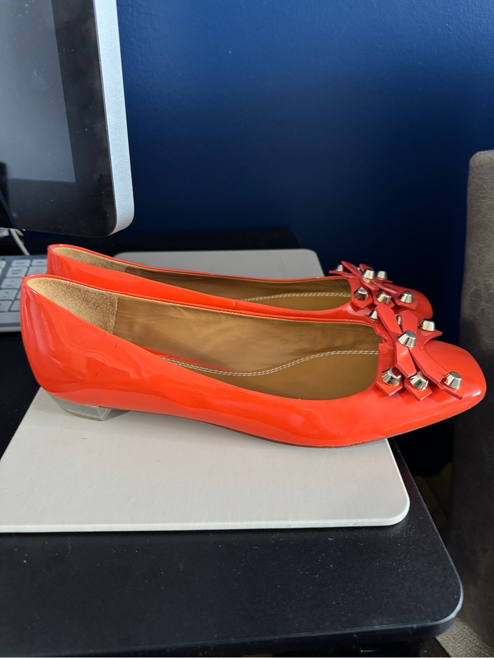 Tory Burch Trudy Studded Bow Ballet Flat